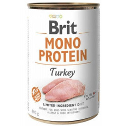 Mangime brit mono protein br55406 turkey 400g