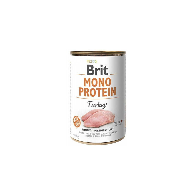 Mangime brit mono protein br55406 turkey 400g