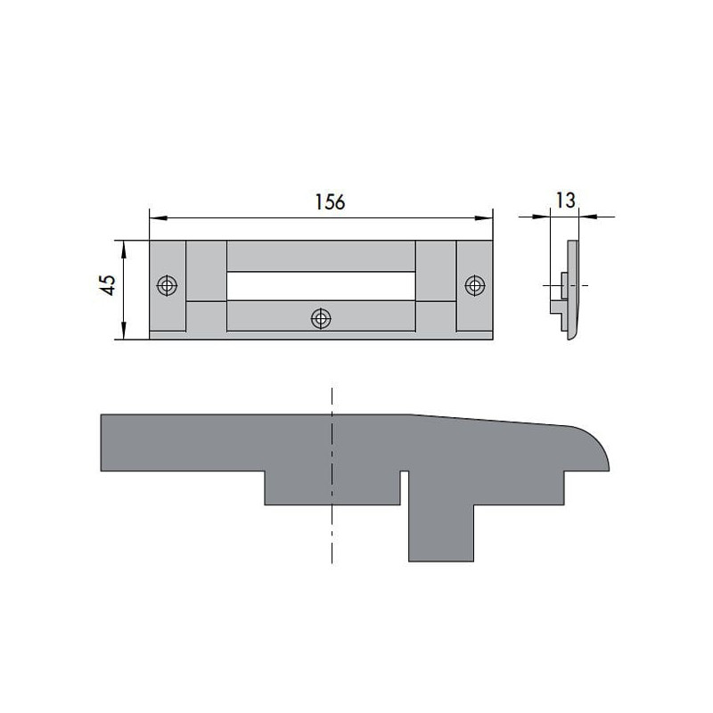 Contropiastra serrature cisa 06141-37-0 [06141.37.0]