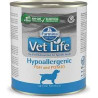 Mangime umido farmina vet life ipoallergenico pesce e patate per