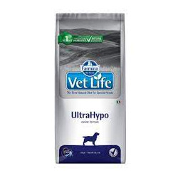 Mangime secco dietetico completo farmina vet life ultrahypo per cani