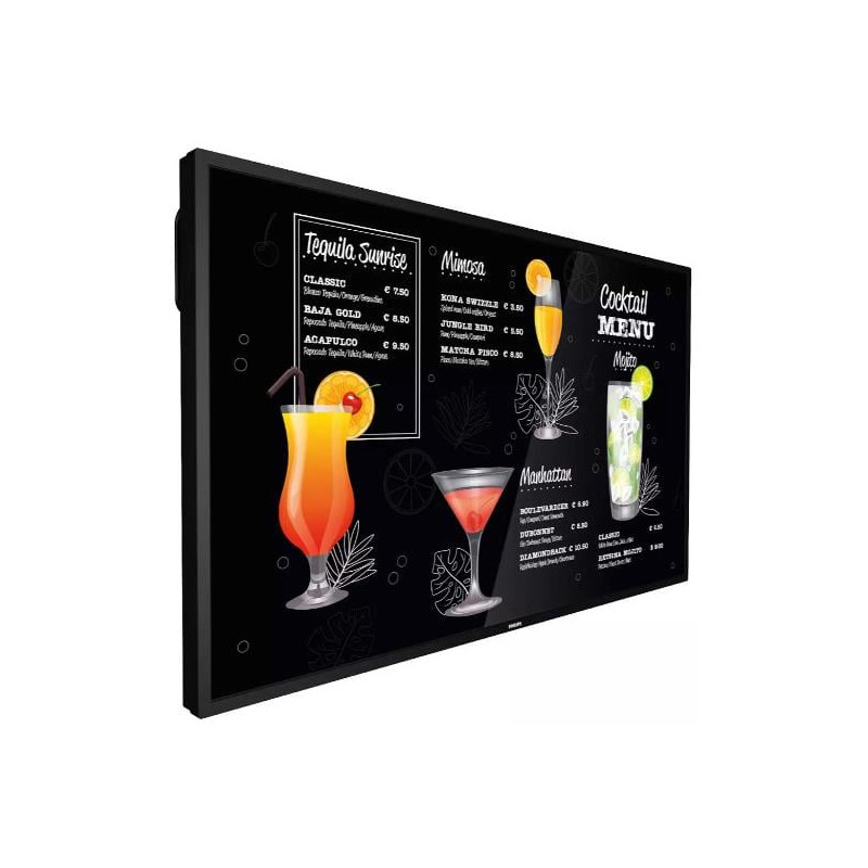 Monitor digital signage led 50" philips 50bdl3117p 4k ultra