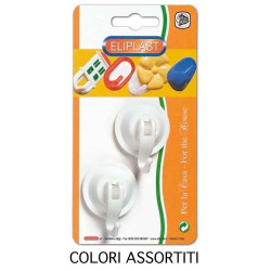 Ganci casalinghi eliplast a ventosa mm.42 pz. 2 63/2 (cf. 14) [eliplast]
