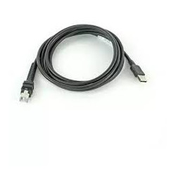 Cavo usb zebra per lettore di codici a barre/tipo-a/2m/nero [cba-u46-s07zar]