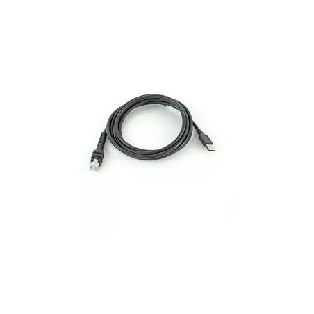 Cavo usb zebra per lettore di codici a barre/tipo-a/2m/nero [cba-u46-s07zar]