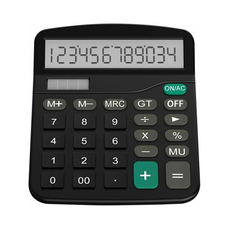 Calcolatrice da tavolo igloo nero [dc-02_new]