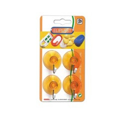 Ganci casalinghi eliplast a ventosa pz. 4 824/4 [eliplast]