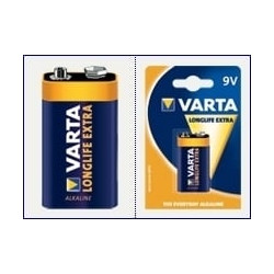 Pila alcalina vart 6lr61 9v 1 pz blu/giallo [04122229412]