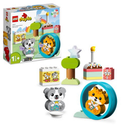 Set da costruzione lego duplo mio primo cucciolo e gattino con suoni