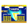 Pila alcalina varta lr14 1.5v c 4 pz blu/giallo [04114101414]
