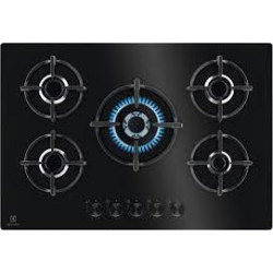 Piano cottura a gas electrolux egg75372k nero