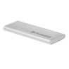 Ssd esterno 250gb transcend portatile usb3.1 gen2/520mb/s/sata/m.2/argento