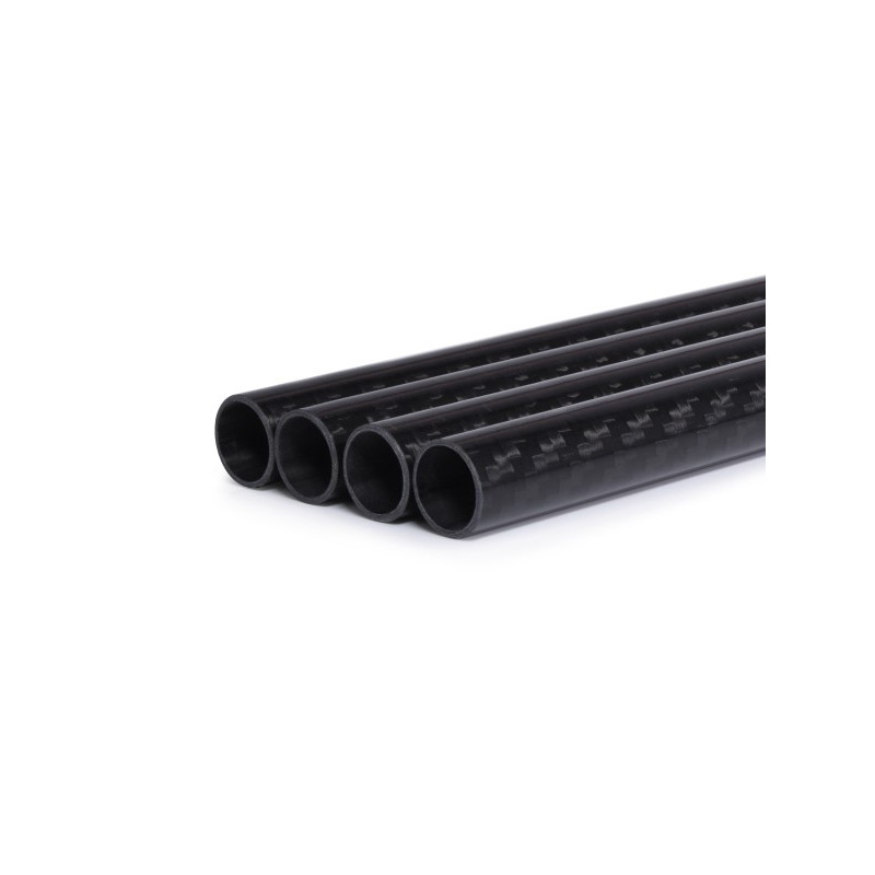 Tubo rigido alphacool in carbonio 13mm/80cm/nero [18657]