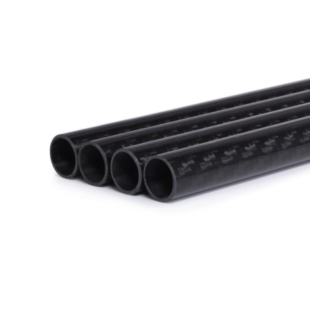 Tubo rigido alphacool in carbonio 13mm/80cm/nero [18657]