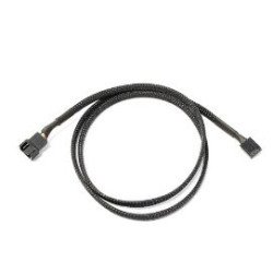 Cavo prolunga alimentazione ventole watercool pwm 4 pin 30cm nero