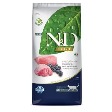 Cibo completo farmina per gatti adulti agnello e mirtillo 5kg [pnd0500017]