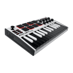 Controller dj akai professional mpkmini3w bianco/nero [mpkmini3w]
