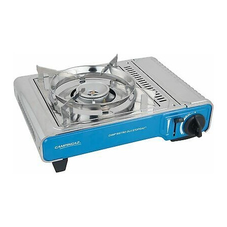 Fornello a gas campingaz camp'bistro 2.2kw/argento/blu [2000039195]