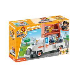 Modellino playmobil duck on call camion medico di emergenza 70913