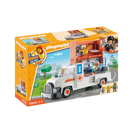 Modellino playmobil duck on call camion medico di emergenza 70913