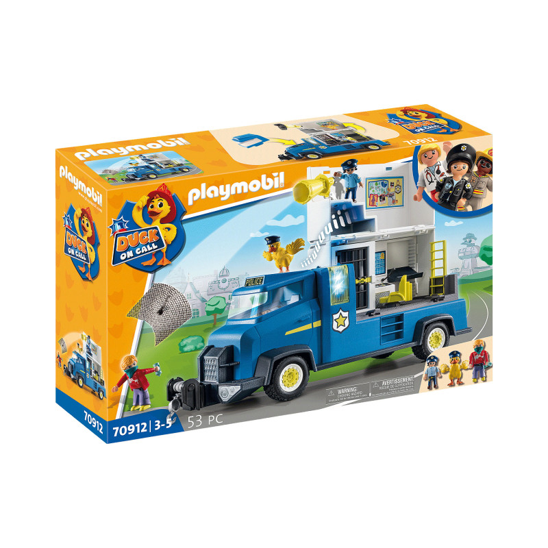 Modellino playmobil duck on call camion polizei 70912 [70912]