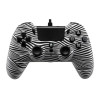Controller ps4 quick 2.0 con cavo 3m/jack/bianco/nero