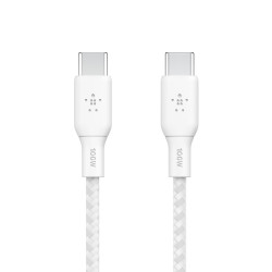 Cavo belkin usb-c/usb-c 100w 2m bianco [cab014bt2mwh]