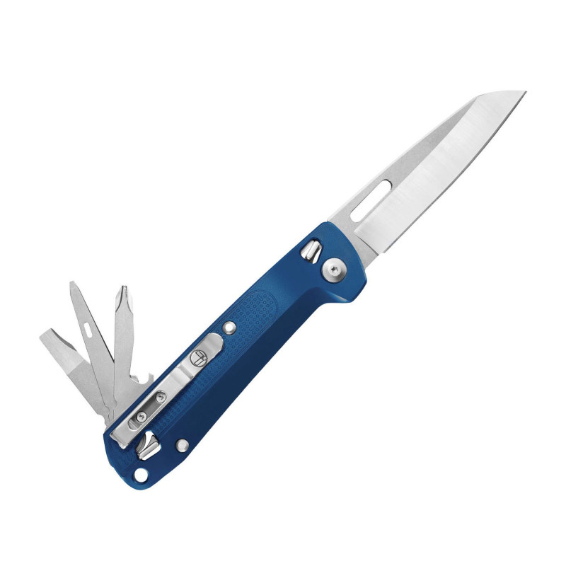Coltello multiuso leatherman free k2 blu navy [832898]