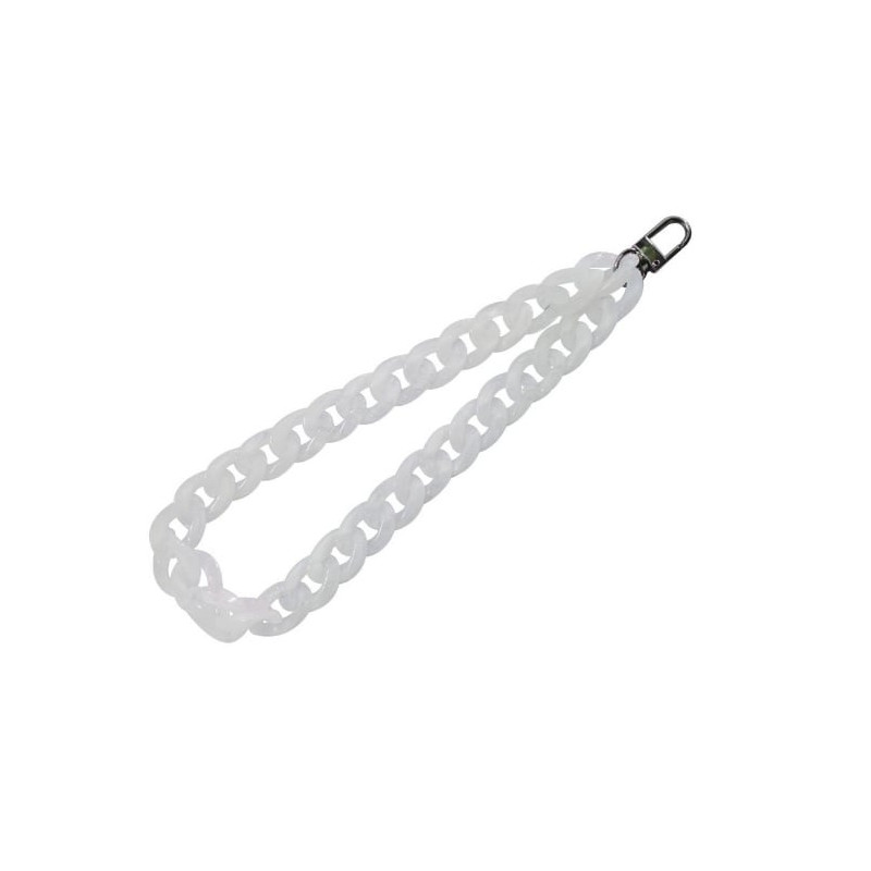 Catena da polso per cellulare celly bianco [jewelmarblewh]