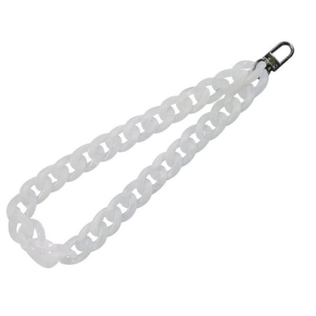 Catena da polso per cellulare celly bianco [jewelmarblewh]