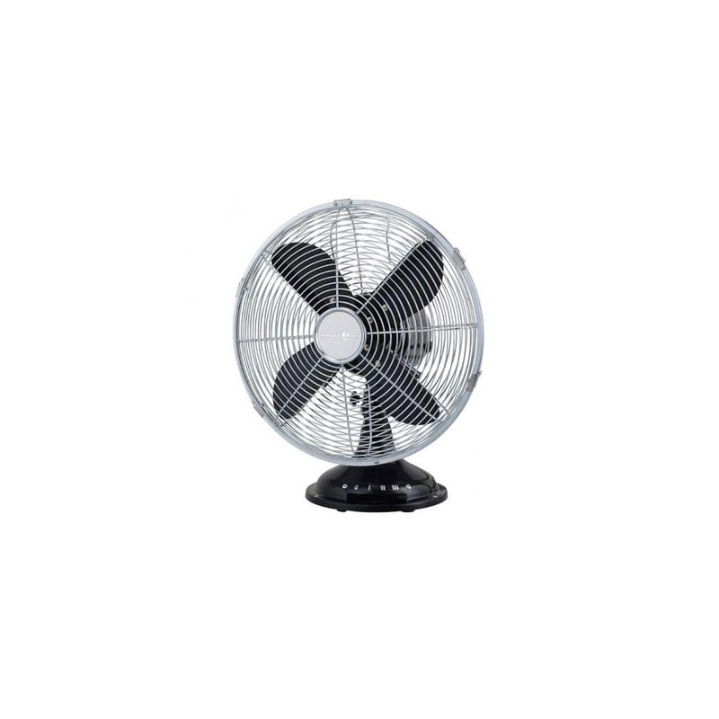 Ventilatore da tavolo smartway svt40xmb in metallo nero ottone [svt40xmb]