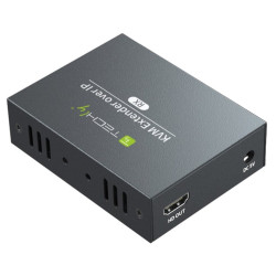 Ricevitore techly per extender hdmi idatahdmi-kvm3 su cavo di
