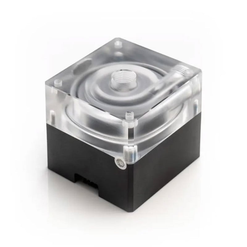 Pompa watercooling bitspower p5d pwm v1 argb nero transparente [bpta-p5dp-ac]