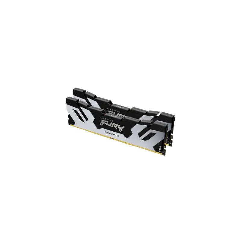 Ram dimm ddr5 32gb kingston fury nero/argento [kf564c32rsk2-32]