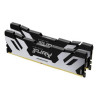 Ram dimm ddr5 32gb kingston fury nero/argento [kf564c32rsk2-32]