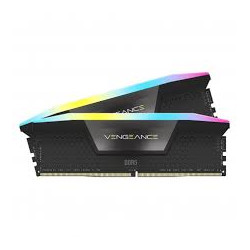 Ram dimm ddr5 32gb corsair vengeance rgb 2x16gb nero [cmh32gx5m2b6200c36]