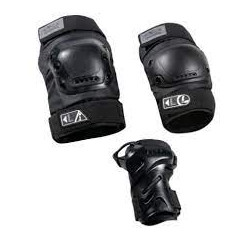 Set di protezioni biomeccaniche hudora pro xl nero [83058]