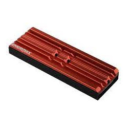 Dissipatore ssd enermax esc001 per m.2 nvme rosso [esc001-r]
