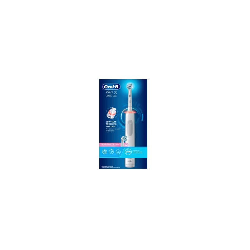 Spazzolino elettrico braun oral-b pro 3 300 bianco [pro 3 3000