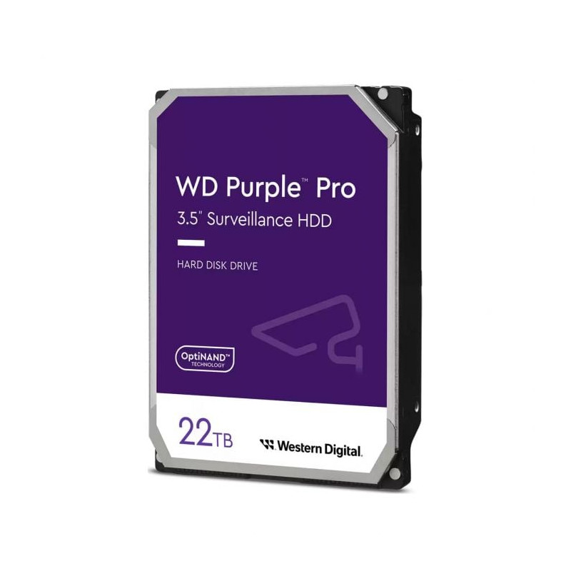 Hard disk 3.5 22tb western digital sata viola [wd221purp]