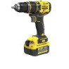 Trapano a percussione stanley 18v nero/giallo [fatmax v20 sfmcd721m2k]