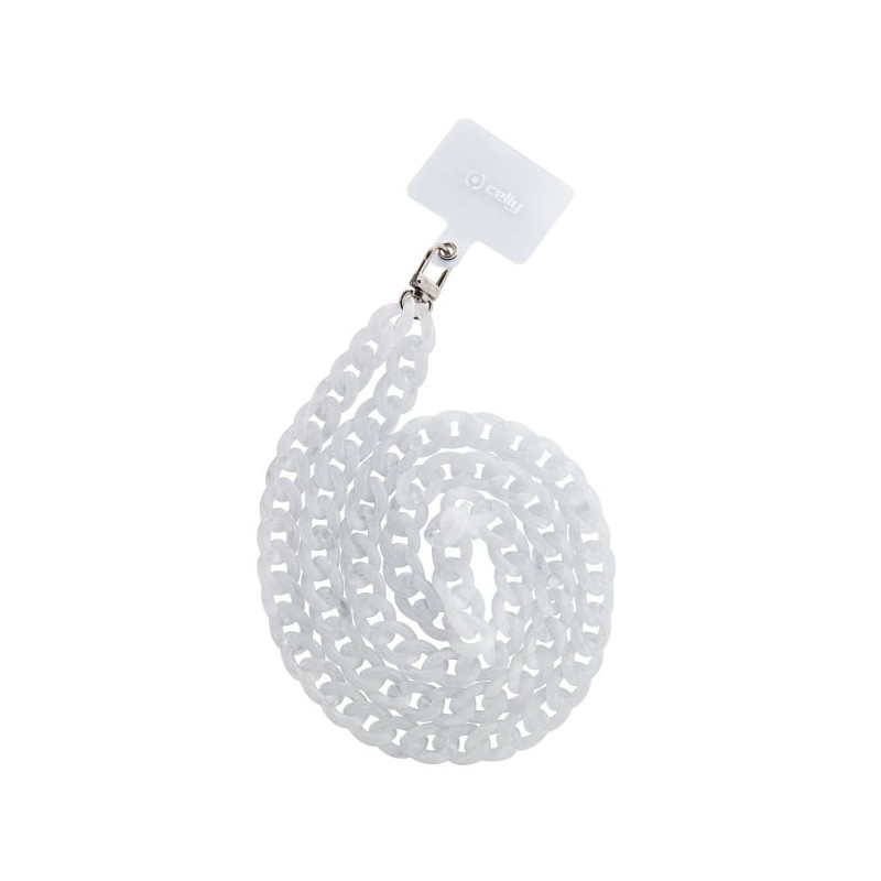 portacellulare da collo celly lacet fluo bianco [lacetmarblewh]