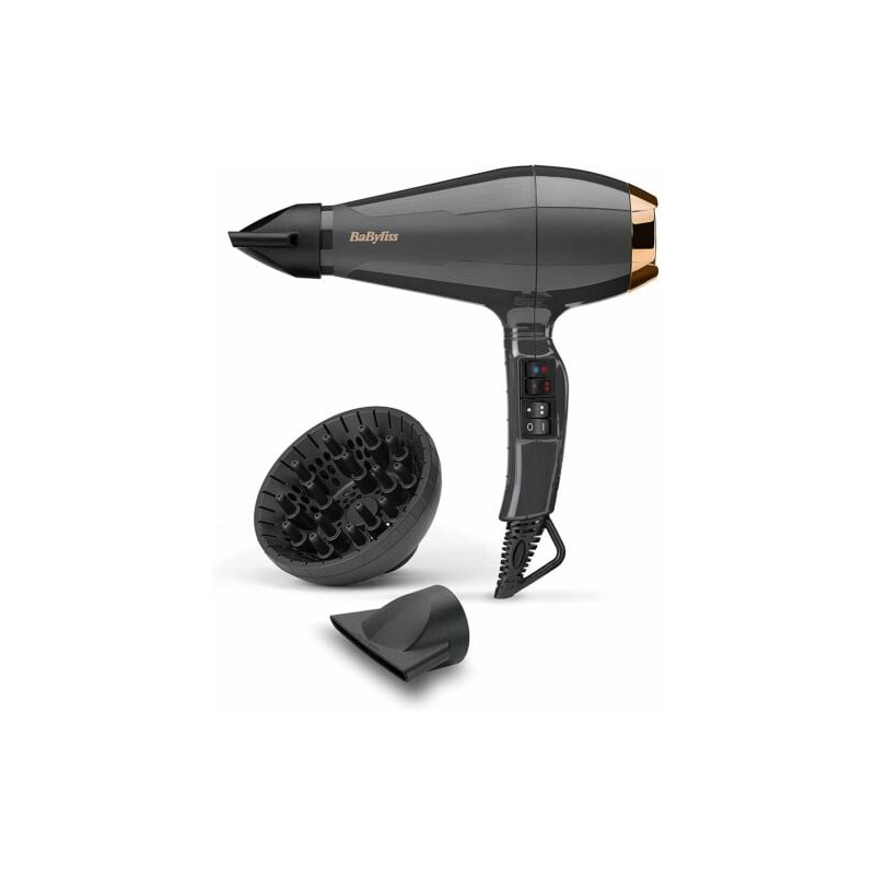 Asciugacapelli babyliss 6719de 2200w nero [6719de]