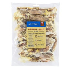 Orecchio di coniglio petmex con pelliccia massaggiagengive per cani