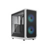 Case fractal design midi tower focus 2 atx/micro atx/mini itx bianco