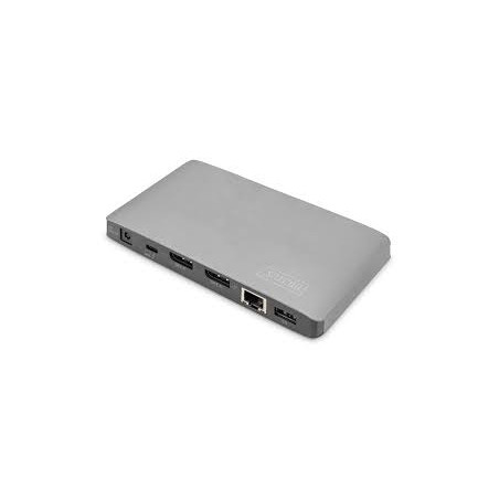 Dockingstation digitus thunderbolt 3 7-porte/video/usb3.0/usb-c/rj45/audio