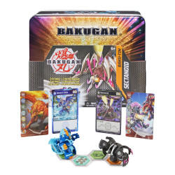 Scatola da collezione bakugan spin master bakugan baku-tin [6062756]