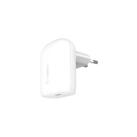 Caricabatterie da rete belkin usb-c 30w pd 3.0 con pps bianco