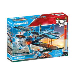Set da costruzione playmobil air stuntshow phoenix biplane 45 pz