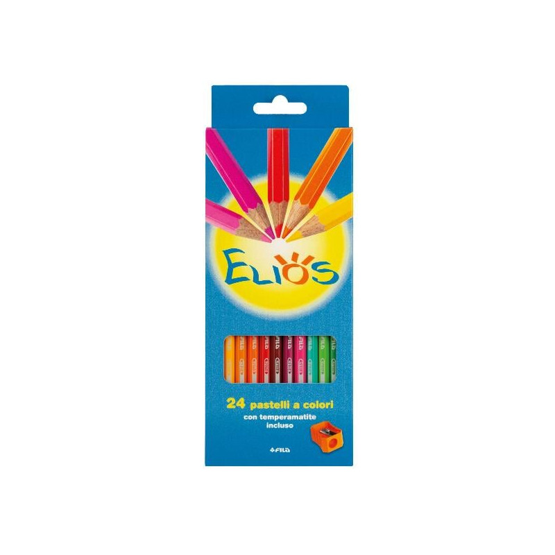 Pastelli giotto elios + temperamatita cf.24 [f274300]